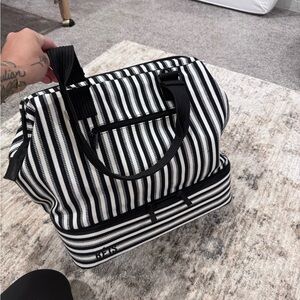 BEIS The Mini Weekender in Black
Stripe